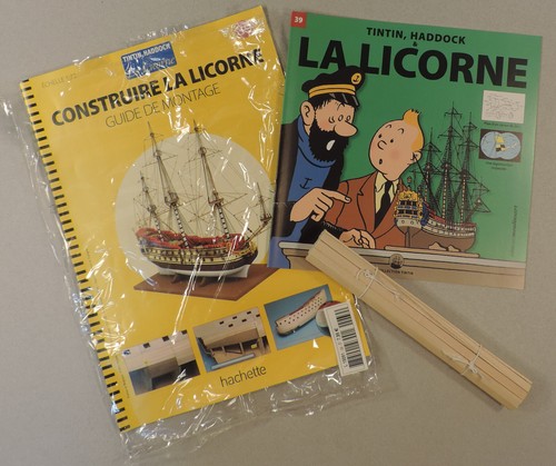 Tintin construire licorne - construire, la