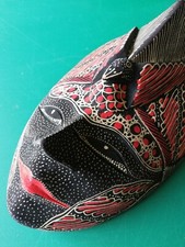 BALI masque en bois BATIK Topeng INDONESIE