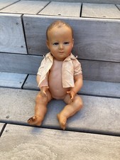 Ancien poupon baigneur Petitcollin Tête d’aigle 40 yeux dormeurs à restaurer