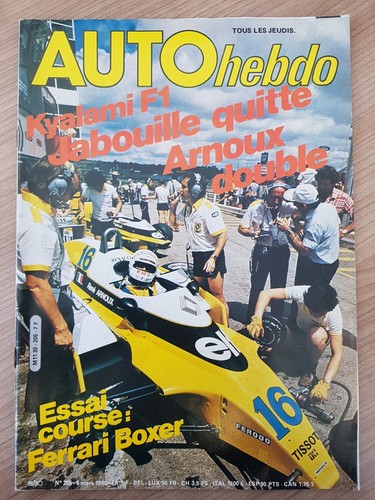 Auto hebdo 205 - hebdo, (6-3-80)