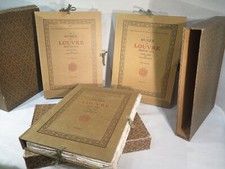 DEMOTTE HENRI RIVIERE ANCIENNE SUITE 3 VOLUMES SUR LES DONS DU MUSEE DU LOUVRE 