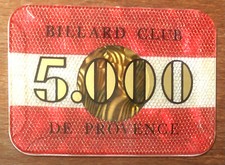 Jeton plaque 000 francs - plaque, 5.000