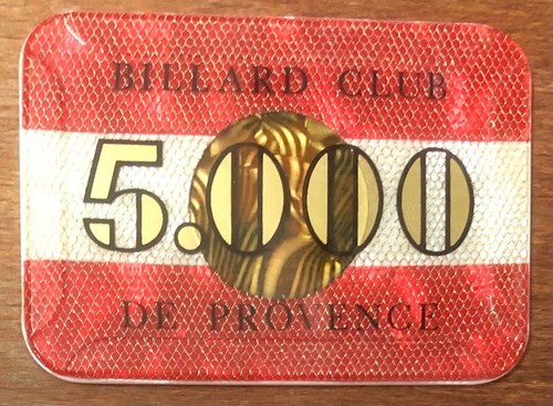 Jeton plaque 000 francs - jeton, 5.000