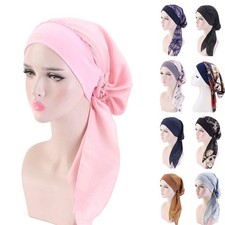 Chapeau turban doux extensible