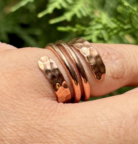 Bague bobine cuivre - bague,