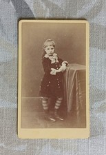 Photo Ancienne Carte de Visite Portrait Petite Fille XIXe