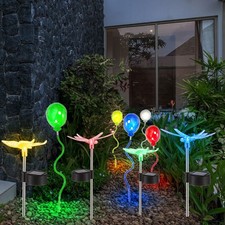 Jardin De Lampe D'Extérieur Changement Couleur Solaire LED Papillon Ballon 9er
