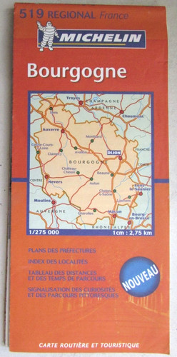 Carte routière touristique - carte,