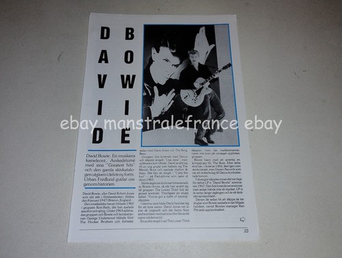 David bowie pages - bowie, clippings