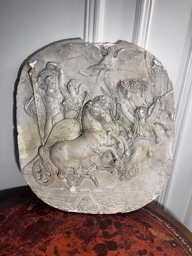 Bas relief ancien apothéose - relief,