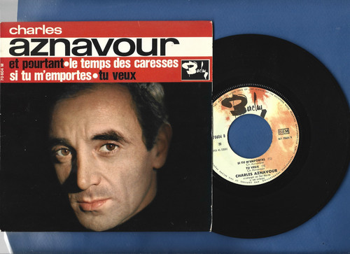 45t charles aznavour - ,