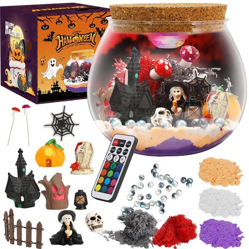 Halloween light terrarium - light-up,
