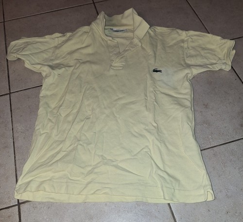 Polo lacoste jaune - taille, l