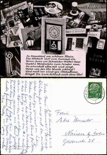 Postcard düsseldorf - postcard,
