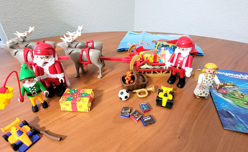 Playmobil 3604 santa sleigh - santa,