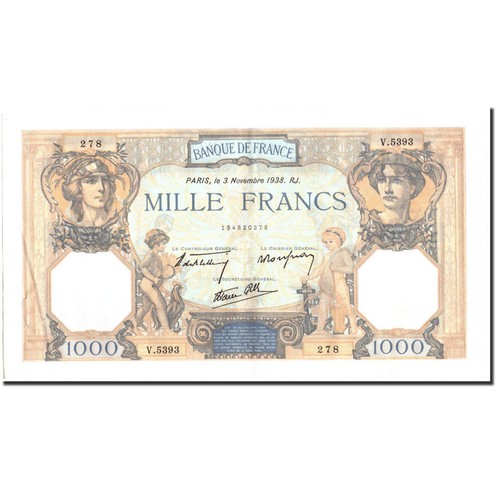 Billet france 1000 francs - billet,,