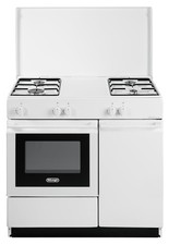 DE LONGHI SGW854NM Cuisine 86X50 4 Feux Four A Gaz Couvercle Blanc