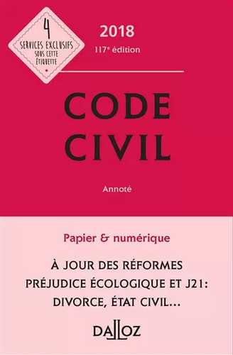 Code civil 2018 annoté - civil,