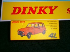 DINKY TOYS BOITE VIDE RENAULT 4L NO 518