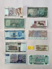 Banknotes World 🌎 #lot 10 Billets Monde #ref:8