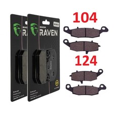 2 Kit plaquettes frein Av Ga