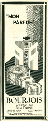 Publicité ancienne mon parfum