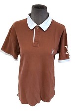 Très Beau Polo Coton Marron Vicomte Arthur M Tbe Authentique 