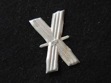 Ancienne Lettre X Aluminium lettrage industrie imprimerie initial métal pochoir