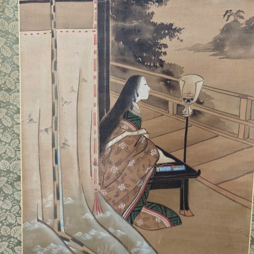 Kakemono japonais ancien - kakemono,