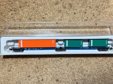 Hobbytrain Double Tank Plate-Forme Transport Conteneurs Messina DB Échelle N