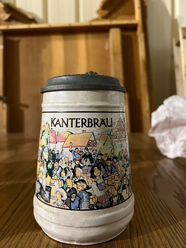 Chope bière avec couvercle - chope,