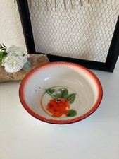 ⚜️ Ancienne Bassine-Cuvette en Tôle Émaillée Vintage Diamètre 30 Cm