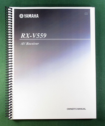 Yamaha v559 instruction - yamaha, rx-v559