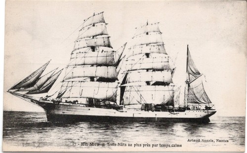Carte postale bateau - carte,