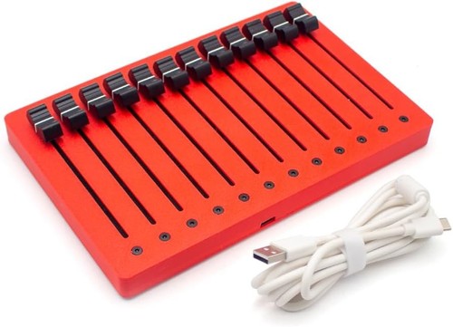 Channel motor fader midi - 12-channel,