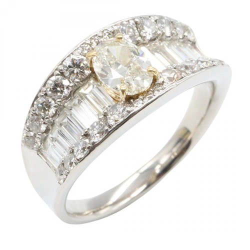 Bijoux bague diamant pt900 - bague,