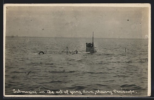 Carte postale sous - carte,