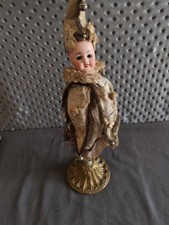 Poupée Marotte Bouffon Ancienne Limoges Antique Doll