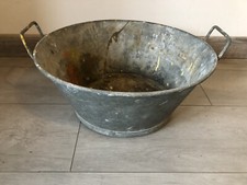 Ancienne bassine zinc - ancienne,
