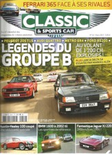 CLASSIC & SPORTSCAR N°52 205 T16 / AUDI QUATTRO / METRO 6R4 / FORD RS 200