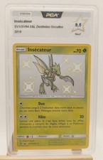 Carte Pokémon Insécateur SV1/SV94 PCA 9.5  SL11.5 Destinées Occultes Shiney