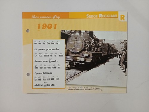 Carte fiche serge reggiani - fiche,