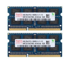 Hynix 2X 4 Go 2RX8 DDR3 1333 MHz PC3-10600S CL9 SODIMM mémoire d'ordinateur #DD