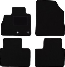 Tapis de sol en velours noir pour Renault Scenic IV année 2016- set 4 pièces