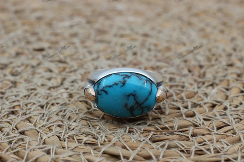 Bague hommes turquoise - bague,