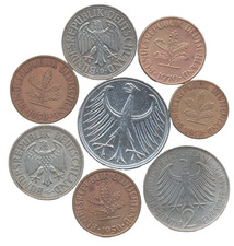 Lot de pièces allemandes
