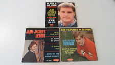 Lot de 3 disques vinyles 45T