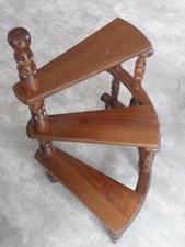 ancien présentoir PLANT porte fleurs escalier marche en bois étagère rangement 