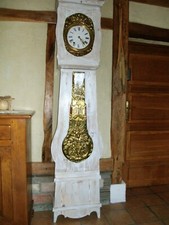 Horloge parquet époque -  horloge,