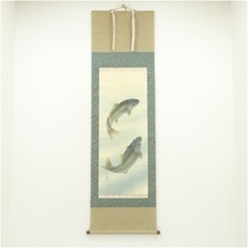 Peinture sur soie japonaise à